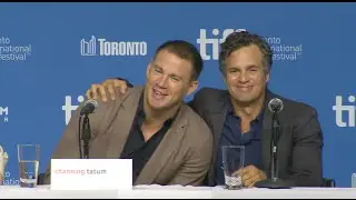 Channing Tatum, Mark Ruffalo and Steve Carell at the Foxcatcher TIFF Press Conference