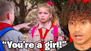 BOY SCOUT BULLIES GIRL SCOUT!