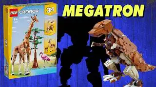LEGO Transformer  Megatron T Rex  Dinosaur (Beast Wars)  , LEGO 31150 alternative built
