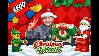 LEGO Christmas Wreath 40426 Review + Build | 2-in-1 LEGO Holiday Set 🎄#lego #christmas #xmas