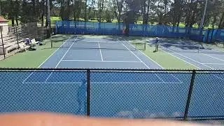 Level 4 Semifinals at Biltmore tennis center Miami Geet vs Patricio Chris Everett 