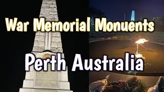 War Memorial Monuments Perth Australia / ജവാൻമാരുടെ സ്മൃതി മണ്ഡപം /MONSY AYKKATTU #youtubevideo