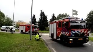 Grote brandweeroptocht in Almere!