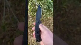 Ozark Tail Trailman Folding Pocket Knife 8.5 Inches Stainless Blade Black Handle Reversible Clip