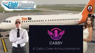 KI Kabinendurchsagen f&uuml;r den MSFS? - Cabby AI cabin crew announcements ft. Ana de Armas