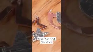 Silver Cut-Out Necklace! Day 3 of our 10 Days of Silver Jewellery Making ⚒️💕