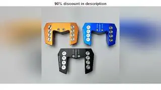 #Jean Carlo Golf Putter Head - CNC Milled Aluminum Alloy - Precision Weighted Design Compatible
