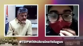 TDP|CBN|Chandrababu naidu|zoom meeting with Ukraine telugu students & people|safety during war