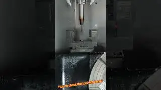 How to check the tool with laser? #cnc #education #programming #machine #engineering #machine