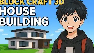 My First Modern House in Block Craft 3D | Full Build Tutorial
