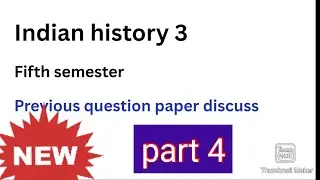 |Fifth semester|indian history3|previous question discuss|part 4|moderate and extremist