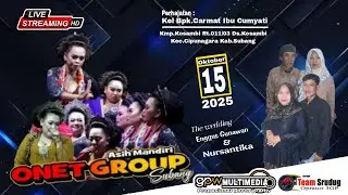🔴LIVE (SIANG) JAIPONGAN ONET GROUP | PERHAJATAN BPK. CARMAT / IBU.CUMYATI  RABU,15 OKTOBER 2025