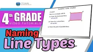 4th Grade Math Tutorials: Naming Line Types
