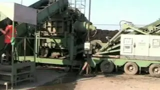 PRECIMECA Mobile Scrap Tire shredder 15-02-50 / Broyeur de pneus PRECIMECA 15-02-50 mobile
