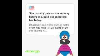🦉💚Duolingo English Lessons [Parle de routine en semaine ]🇺🇸