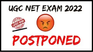 Exam Postponed 😡 OMG!! New Notice by UGC Chairman 😲 UGC NET Exam 2022 will be held in September 2022