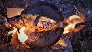 Village Style Fish Cooking from Cooling Pond | ASMR Food Sounds | 