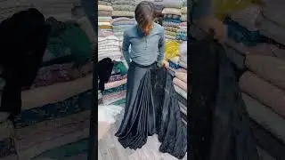 Turkish silk Cutdana Saree black           #saree #cutdana #cutdanawork
