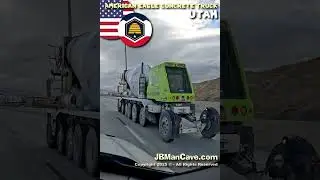 American Eagle CONCRETE TRUCK on HIGHWAY in Utah USA  JBManCave.com #Shorts