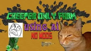[1.12+] Ферма Криперов БЕЗ МОДОВ На Искусственном Интеллекте [SinglePlayer LP#9]