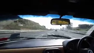 Roadster drift at Meremere JDK Day