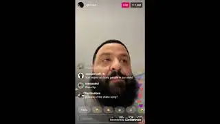 DJ Khalid Live- Celebrity Instagram