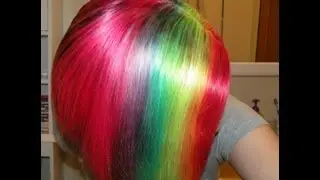 How I Dye My Hair Rainbow