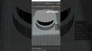 3D modeling a pill bottle in maya #maya #maya3d #mayamodeling #youtubeshorts #youtube