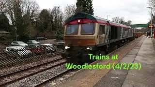 Trains at Woodlesford (4/2/23)