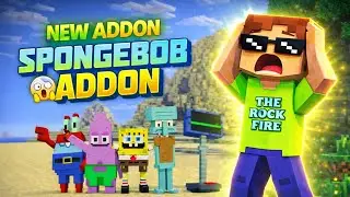 Minecraft SpongeBob Addon 😱 | Cartoon Characters in Minecraft