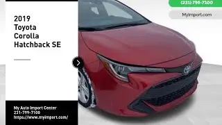 2019 Toyota Corolla Hatchback T260197A