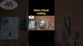 How to alarm circuit making power off alarm on power on alarm off automatically #alarmcontrol