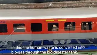 Indian Railways model coach of Ac 2 tire with bio- toilets