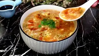 Chicken Schezwan Soup Recipe | No Ready Sauce | Desi Winter Soup!