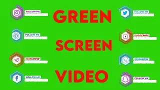 New Trending Lower Third Animation | Lower Thirds Animation Green Screen Video | Green Screen Video