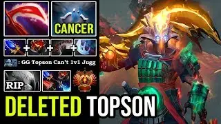 WTF -24 ARMOR Desolator Juggernaut EZ 1 Slash Deleted ALL Even Topson Can't Escape 100% IMBA DotA 2