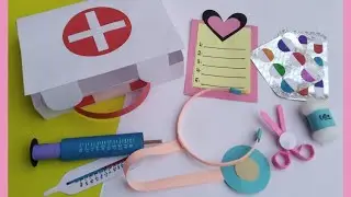 How To Make Paper Doctor Set | DIY Doctor Set With Paper | Paper Toys | Homemade Paper Doctor Set
