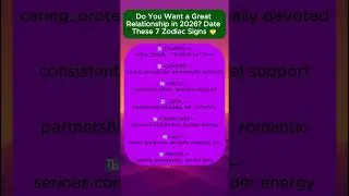 Do You Want a Great Relationship in 2026? Date These 7 Zodiac Signs 💛