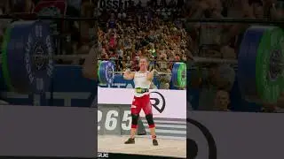 Tia-Clair Toomey's 265LB Clean on the Rogue Pyrros Bar at the 2019 CrossFit Games #ryourogue