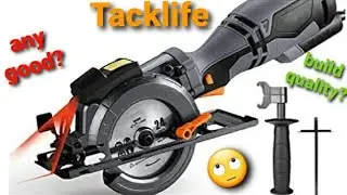 Tacklife mini Circular saw with laser unboxing