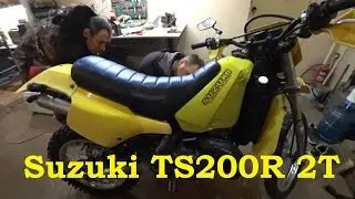 Suzuki TS200R 2Т Пополнение и Первый Запуск  Японца