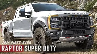Ford Super Duty RAPTOR 2024 года &mdash; новый флагман семейства Raptor создан на основе F-250 2023 года.