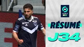Résumé 34ème journée - Ligue 2 BKT / 2022-2023
