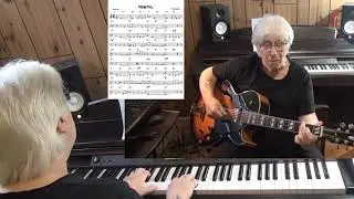 Forgetful - Jazz guitar & piano cover ( Tad Dameron )