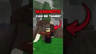 Can you actually tame the Mammoth? #99nightintheforest #roblox