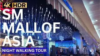 SM MOA Walking Tour  2025 | MALL OF ASIA at Night