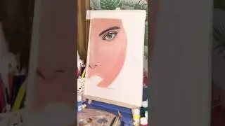 How to blend acrylic paint on face painting technique for basic painting