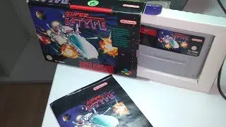 Распаковка гемплей с комментариями игры Super R-Type SNES