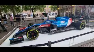 ALPHINE F1, formula one, porsche, Modena motor valley fest Italy