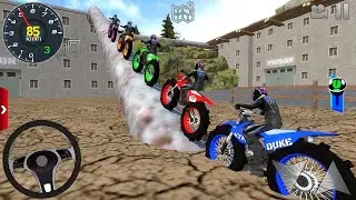 Motocross Dirt Bike Offroad Racing 3D - Motor Stunt Racer Bike Simulator - Android / IOS gameplay #3
